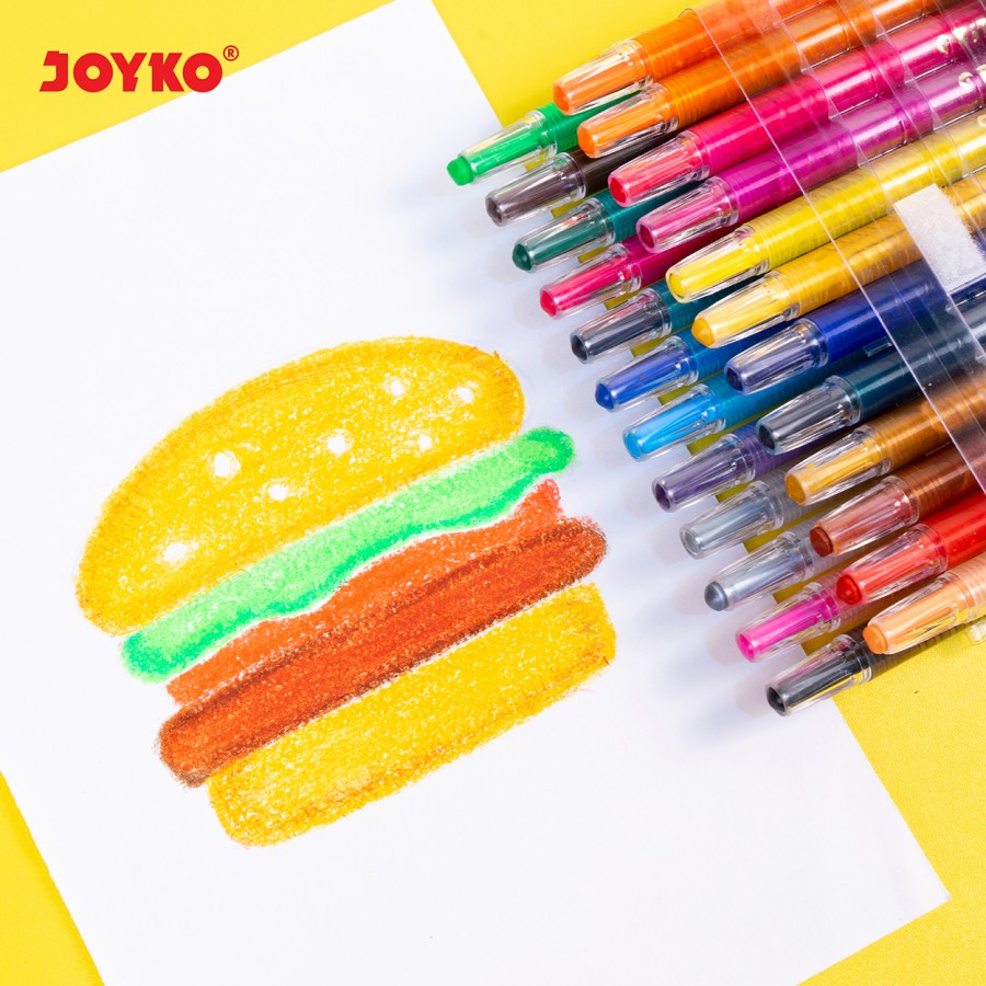 

mg Krayon Putar Twist Crayon Joyko TWCR - TWCR-12S-12Wrna