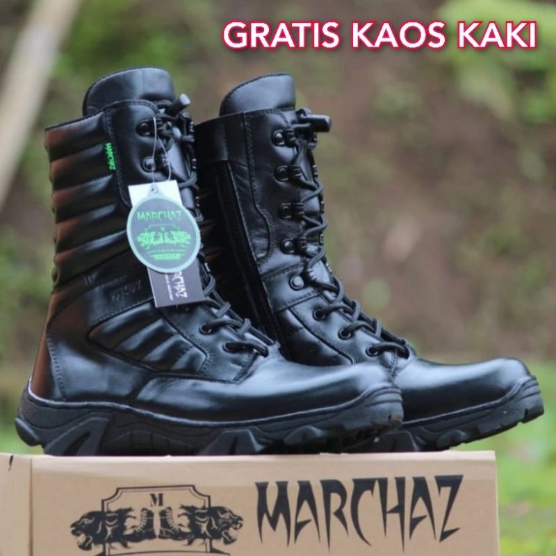 SEPATU PDL PASKHAS ASLI KULIT SEPATU PDL TNI POLRI SECURITY SATPAM SEPATU BOOTS PRIA WANITA