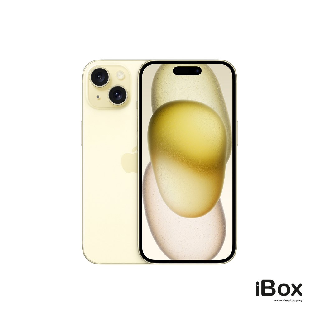 Apple iPhone 15 128GB, Yellow Ibox Official Store Apple Authorized Reseller Indonesia
