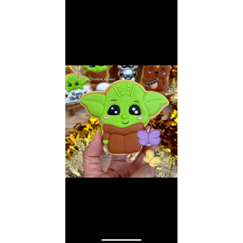 

baby yoda cookies 10cm