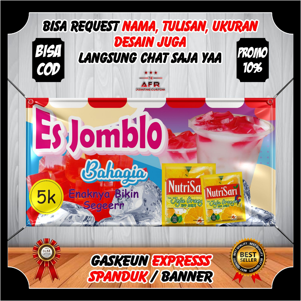 Spanduk Banner Es Jomblo Viral Kekinian Terbaru - Banner Jualan Minuman Es Jomblo Paling Dicari