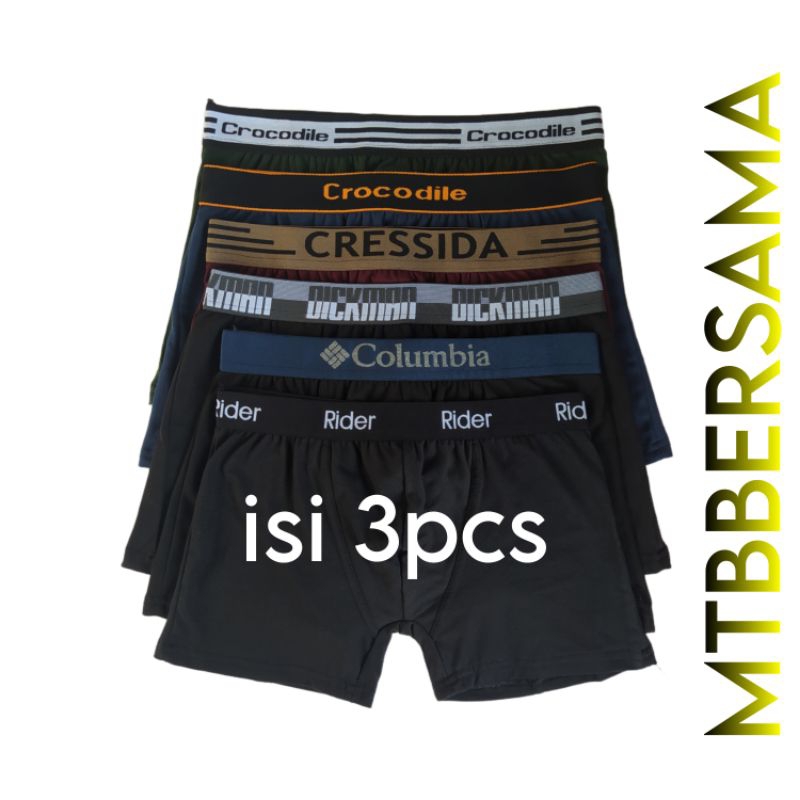 celana dalam pria dewasa 6 pcs boxer pria dewasa katun premium