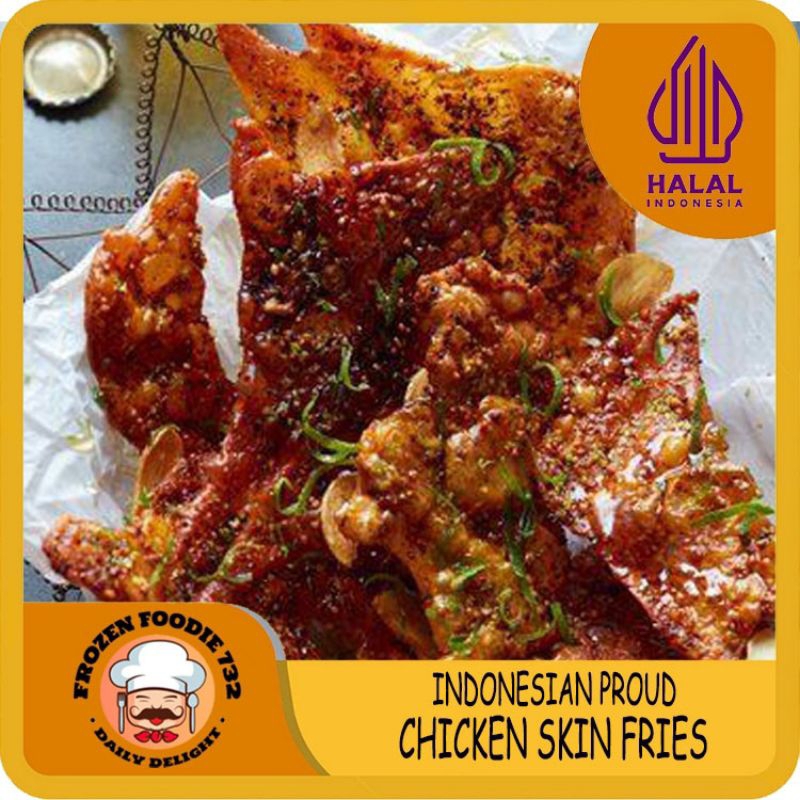 

Chicken Skin Cripsy / Kulit Ayam Krispi Favorit 500 Gr