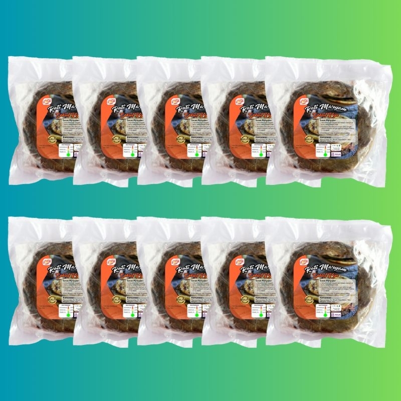 

[PAKET 10 PACK] ROTI MARYAM COKJU LARGE