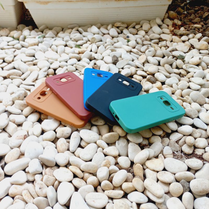 Softcase Samsung Galaxy J2 2015 J200G J200 J200F Case Leather Feel SM-J200 SM-J200G SM-J200F