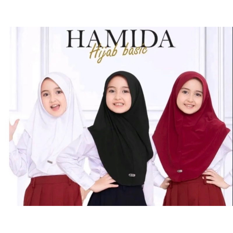 hijab instan anak/hijab sekolah anak/hamida anak/hamida sekolah anak/hijab sekolah anak/