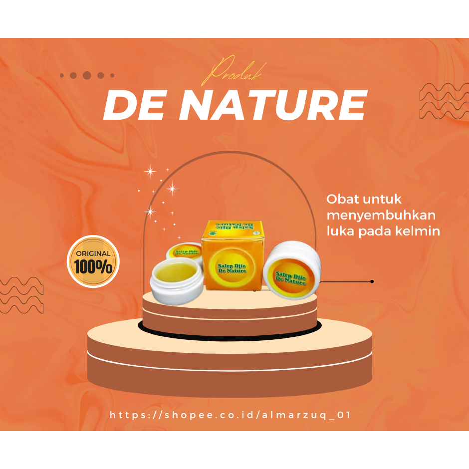 SALEP DJIE DE NATURE Obat Herbal Penghilang Luka Pada Kelamin| Luka Lecet| Luka Gatal| Bisul| Herpes