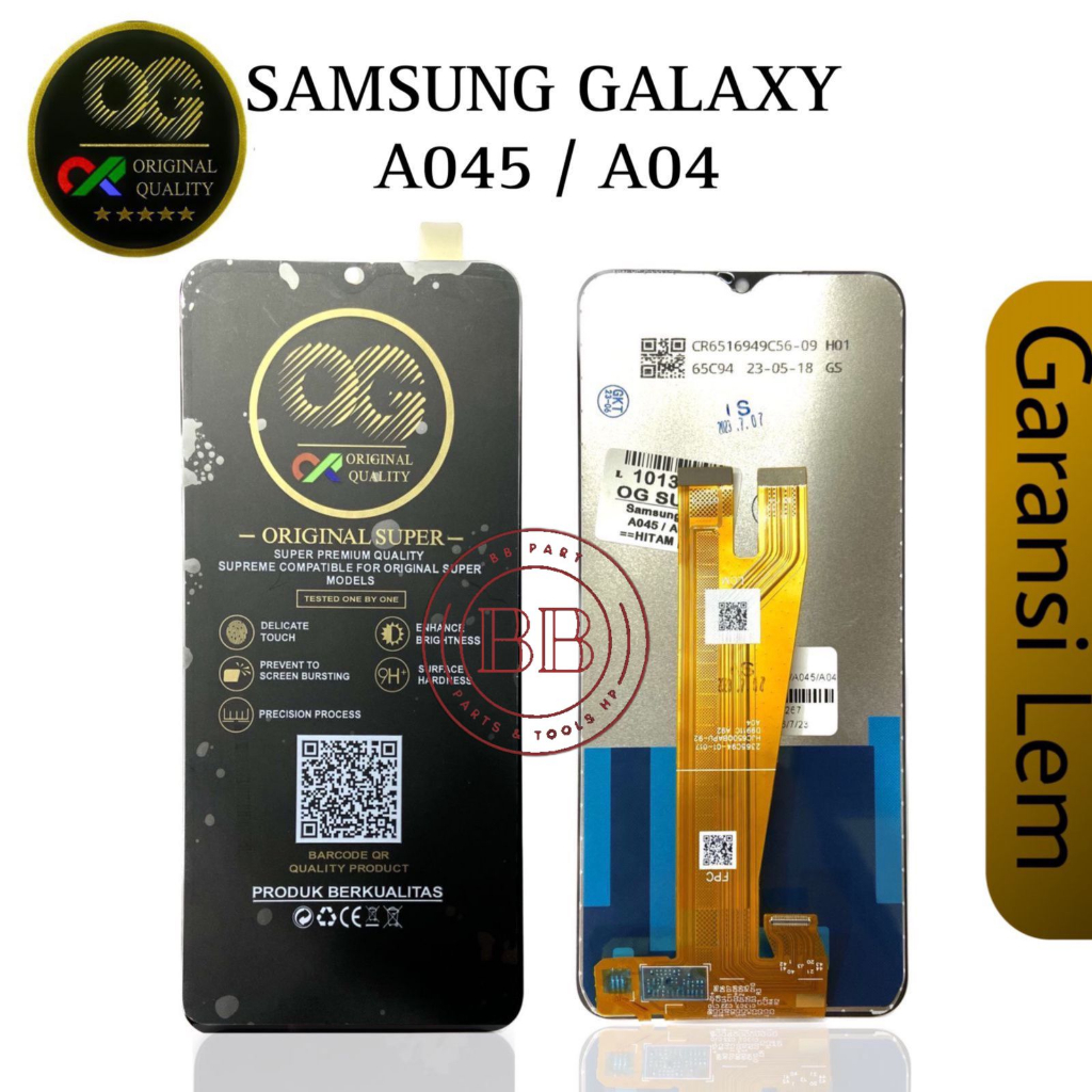 ORIGINAL SUPER OG - LCD Touchscreen Samsung A04 / A045 / A045F / SM-A045F / SM-A045F/DS / SM-A045M -