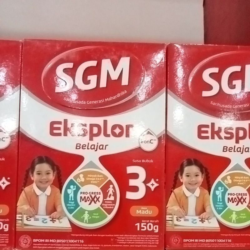 

SGM EKSPLOR 3+ MADU 150gr