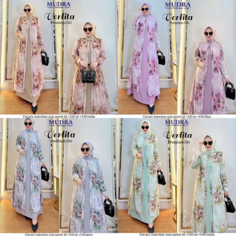 Verlita Gamis ori by Mudra Hijab