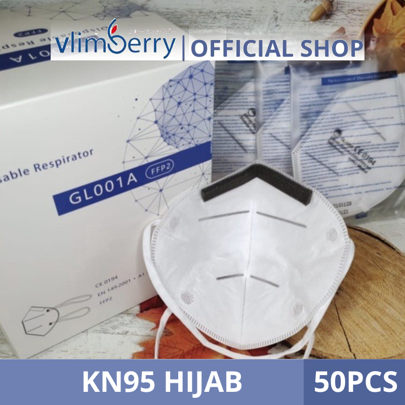 Maker KN95 HIjab Headloop Isi 50 Pcs
