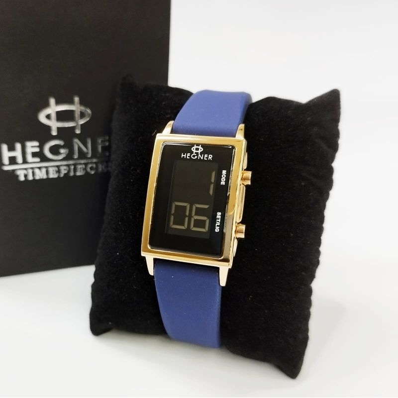 Jam Tangan Wanita Hegner 1693 Digital Free Box
