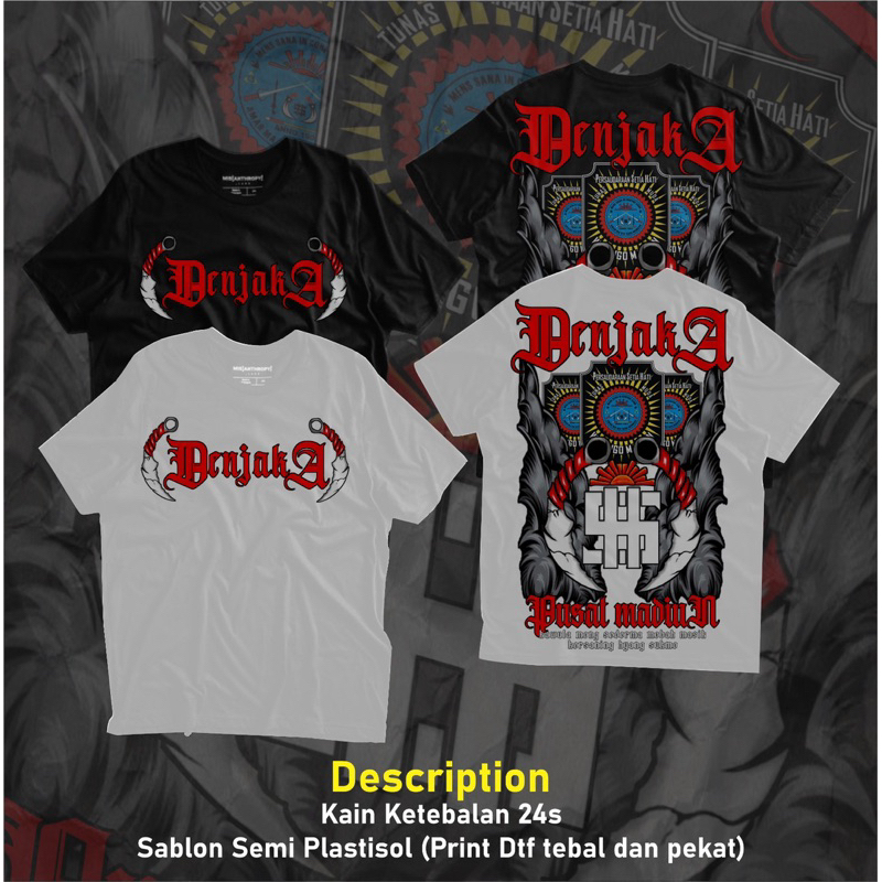 kaos Distro PSHW Persaudaraan Setia Hati Winongo Denjaka Pusat Madiun Desain Terbaru AB4