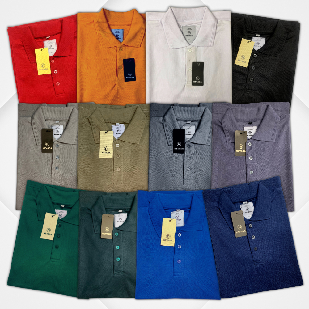 Kaos Polo Polos Matching Nevada / Paraque Pria Dewasa Terbaru #T-Shirt Kerah Distro Laki2 Wanita Ker