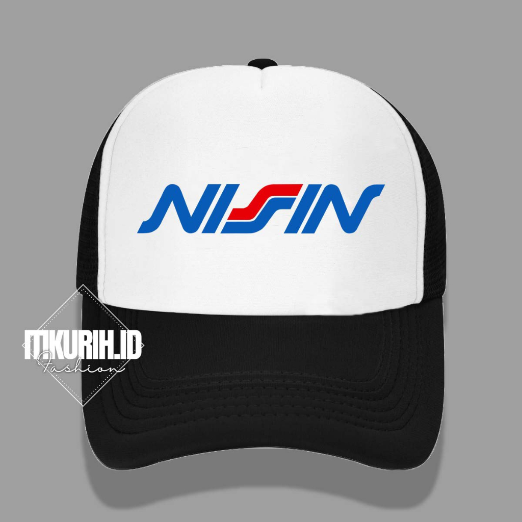 Topi Jaring Topi Jala Trucker Distro Sablon NISSIN Kualitas Premium Topi Racing