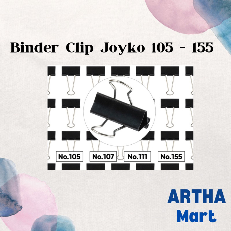 

JOYKO - Binder Clip Klip Penjepit 105 - 155 - Lusin