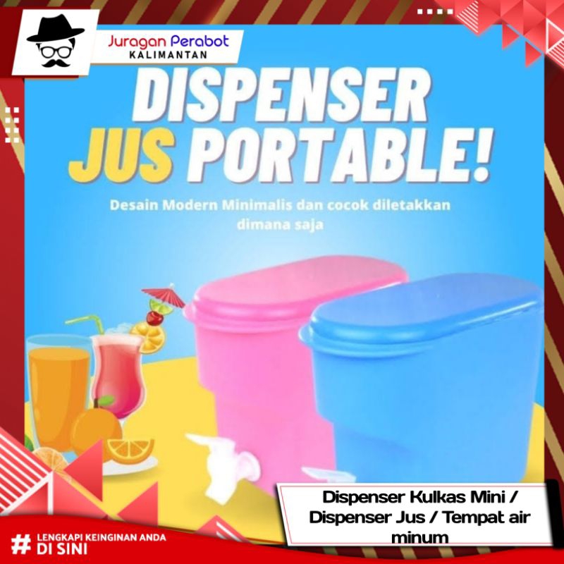 Dispenser Kulkas Mini / Tempat Minum / Dispenser Jus