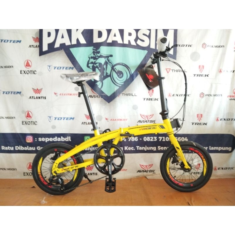 Sepeda Pacific 2980 RX 7.0 Rem Hydrolik sepeda lipat 16 inc
