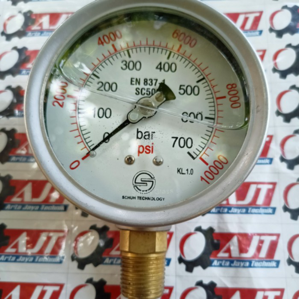 

Pressure Gauge SC500 1/2 NPT SCHUH 700Bar Limited