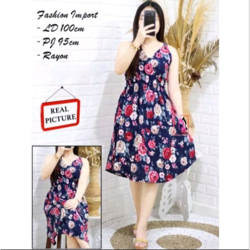 Dress bali moza singlet pendek