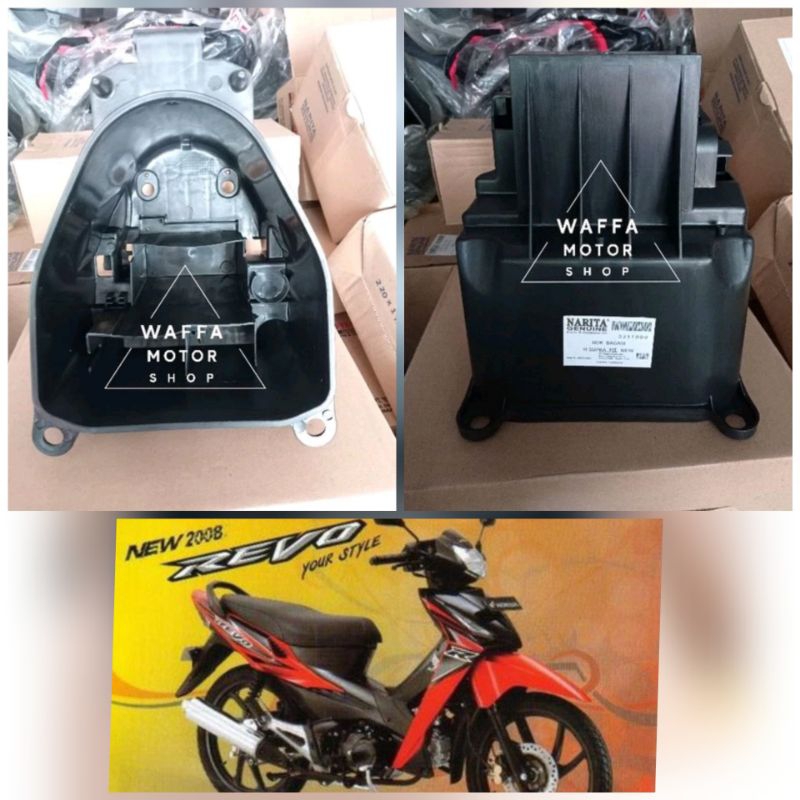 Box Bok Bagasi Jok Revo Lama 110 Karbu 2006-2007