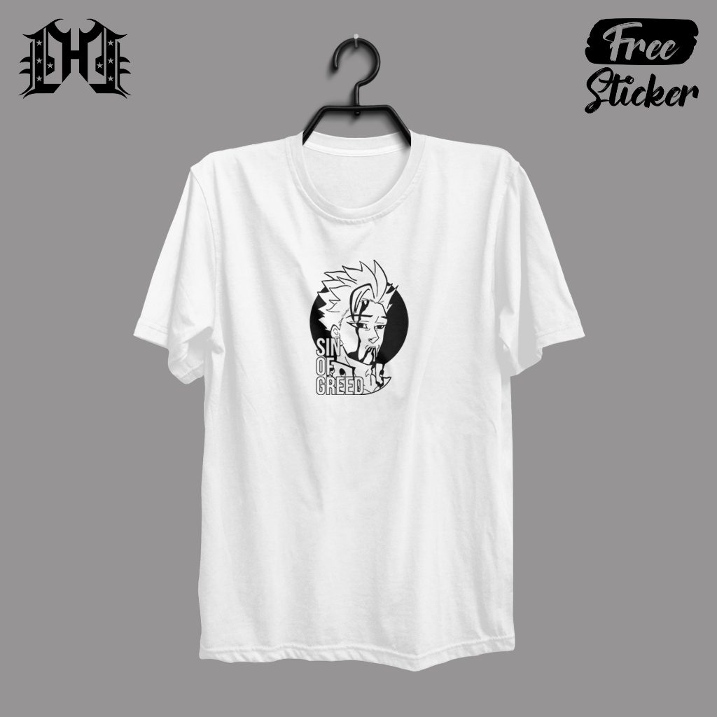 Kaos Ban Sin Of Greed Seven Deadly Sins