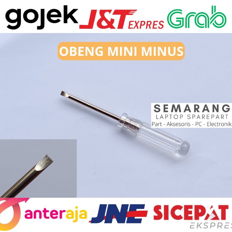 OBENG PLUS KECIL Serbaguna Minus Pendek Mini Murah Screwdriver Jam Baut Laptop