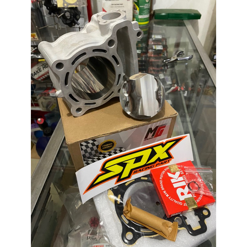 BLOK SET MX KING CERAMIC 65 66 PISTON FJN FORGED MG RACING