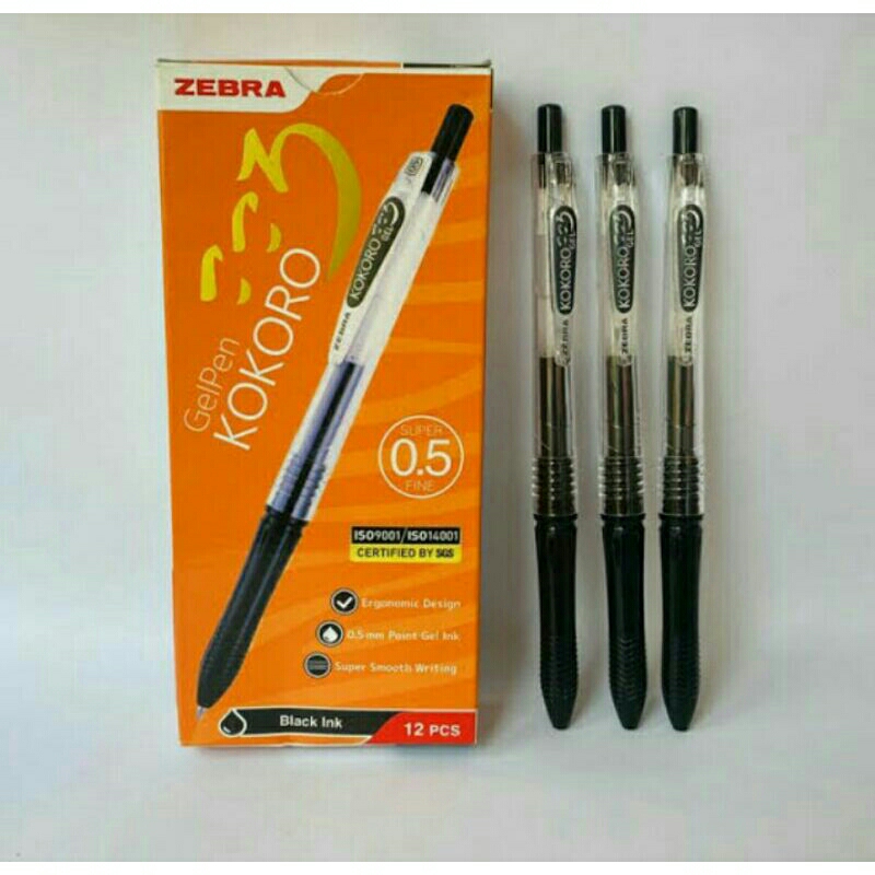 

Pulpen Gell Kokoro -Hitam