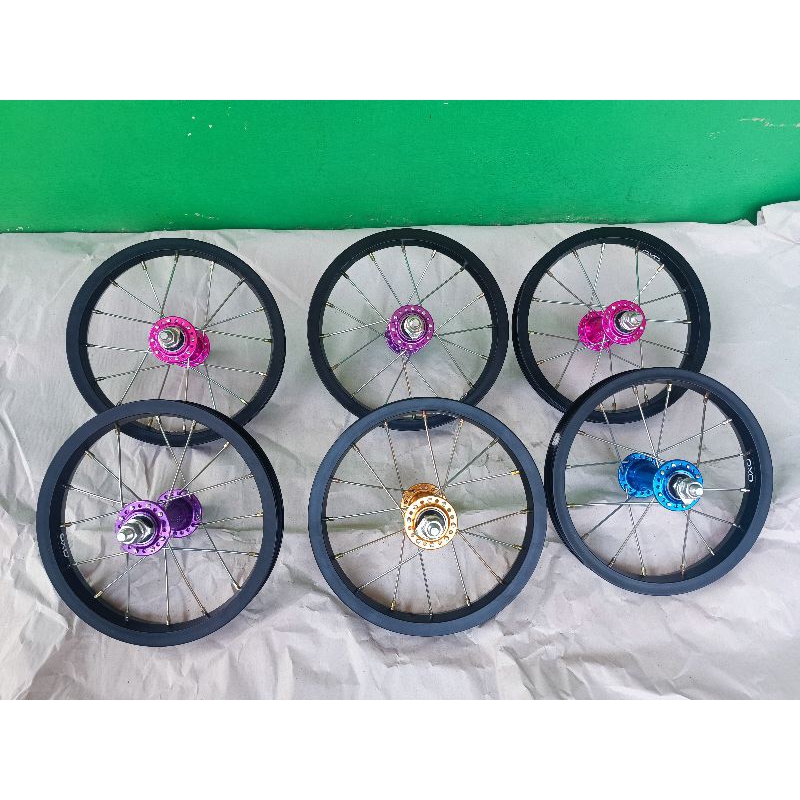 Wheelset Pushbike Bearing 12 in Wheelset Balance Bike Roda Pushbike Roda Balance Bike