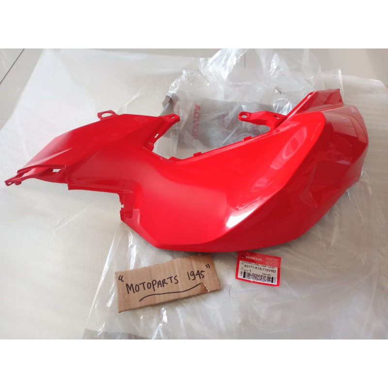 COVER TANGKI KIRI CB150R LED K15P 2021 MERAH ORI AHM