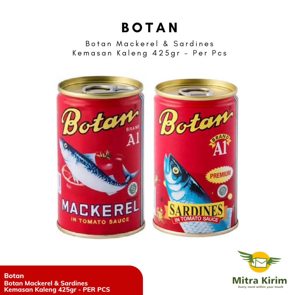 

Botan Mackerel dan Sardines 425 Gram