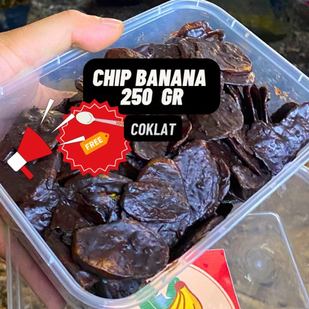 

1Box Keripik pisang Coklat 250 Gr