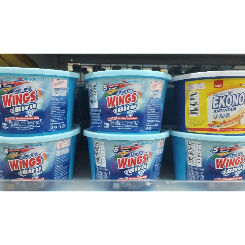 WINGS BIRU SABUN COLEK 900GR