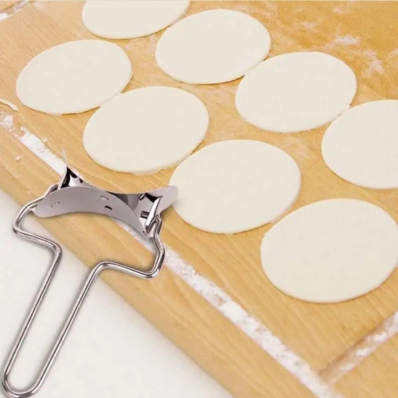 Cetakan Kulit Pangsit Dumpling Maker Dough Roller Kulit Choipan Hakau Kuotie