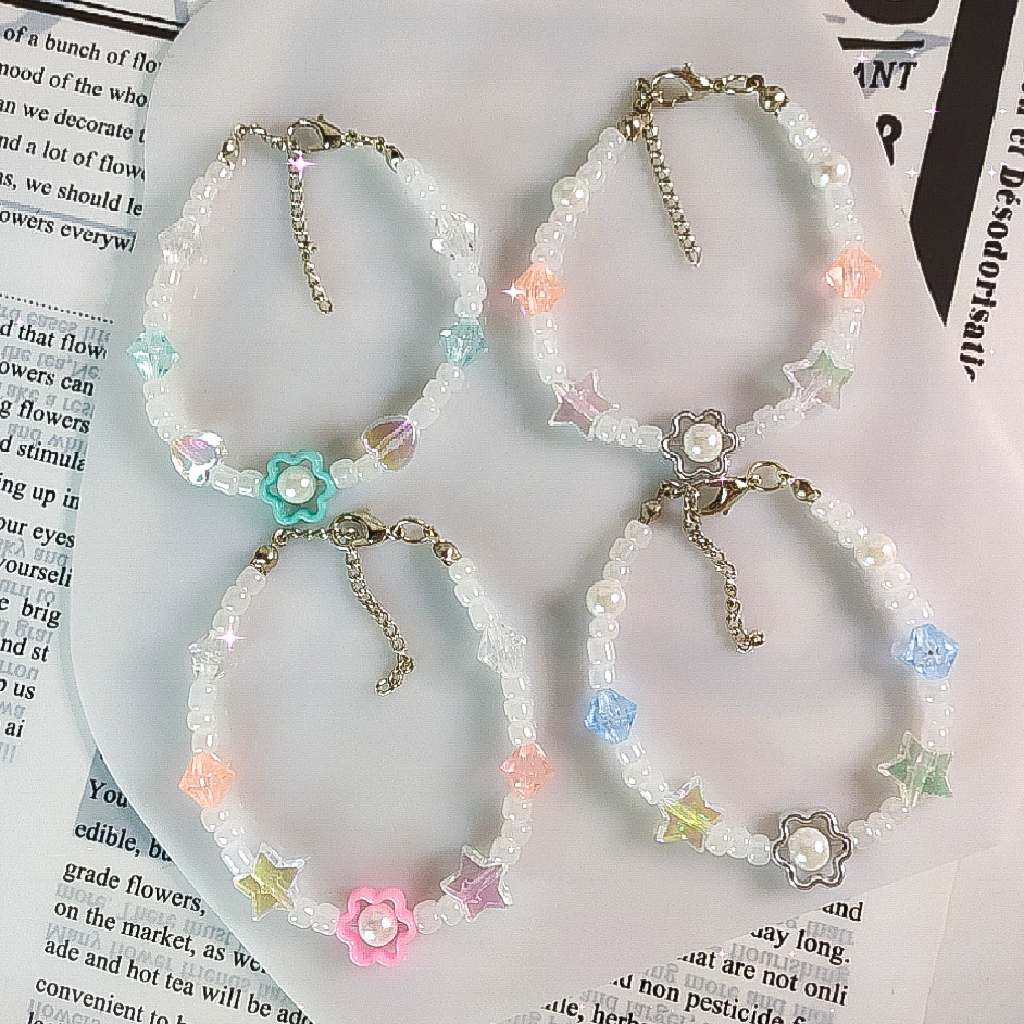 GELANG BEADS GELANG MANIK-MANIK MUTIARA