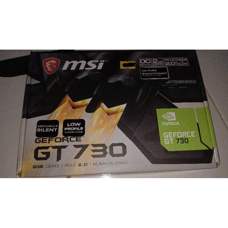MSI Geforce Nvidia GT 730 2GB. VGA Card murah