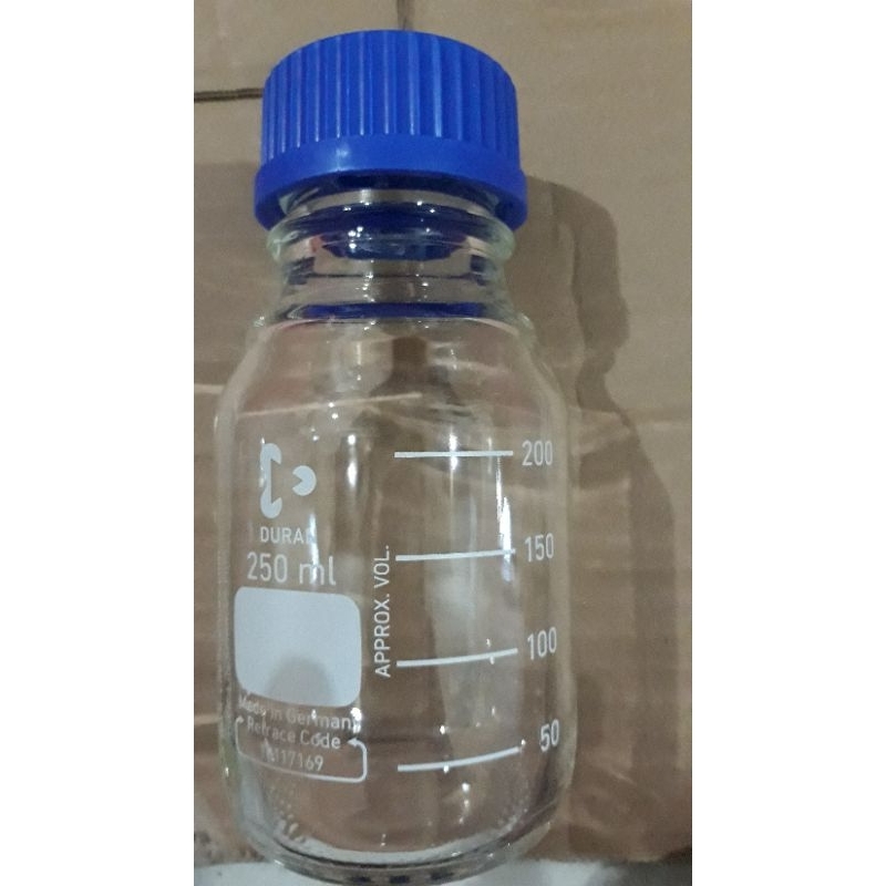 Laboratory bottle lab bottle 100 ml lab botol 100 ml duran botol tutup biru 100 ml duran