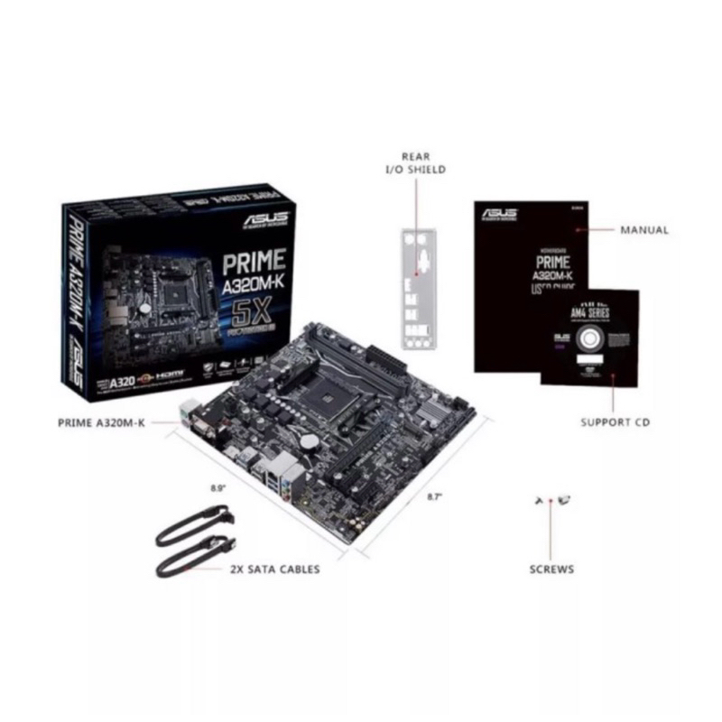 Motherboard ASUS Prime A320M-K Socket AM4