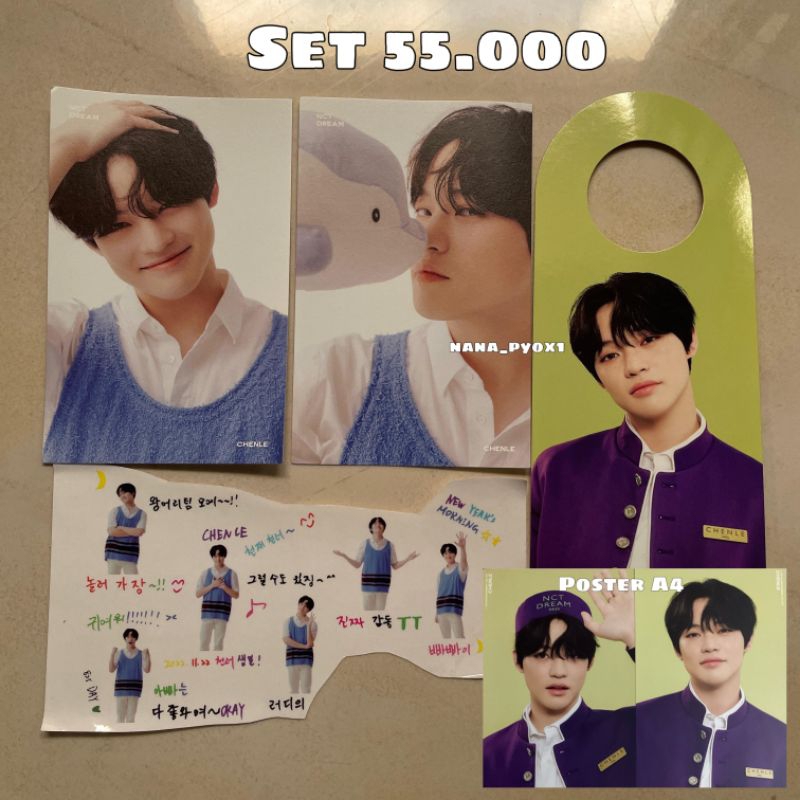 SG21 Set Chenle + photocard