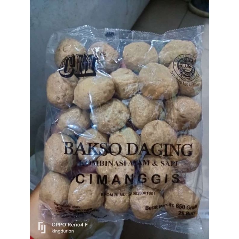 

Bakso Cimanggis Hitam Isi 25