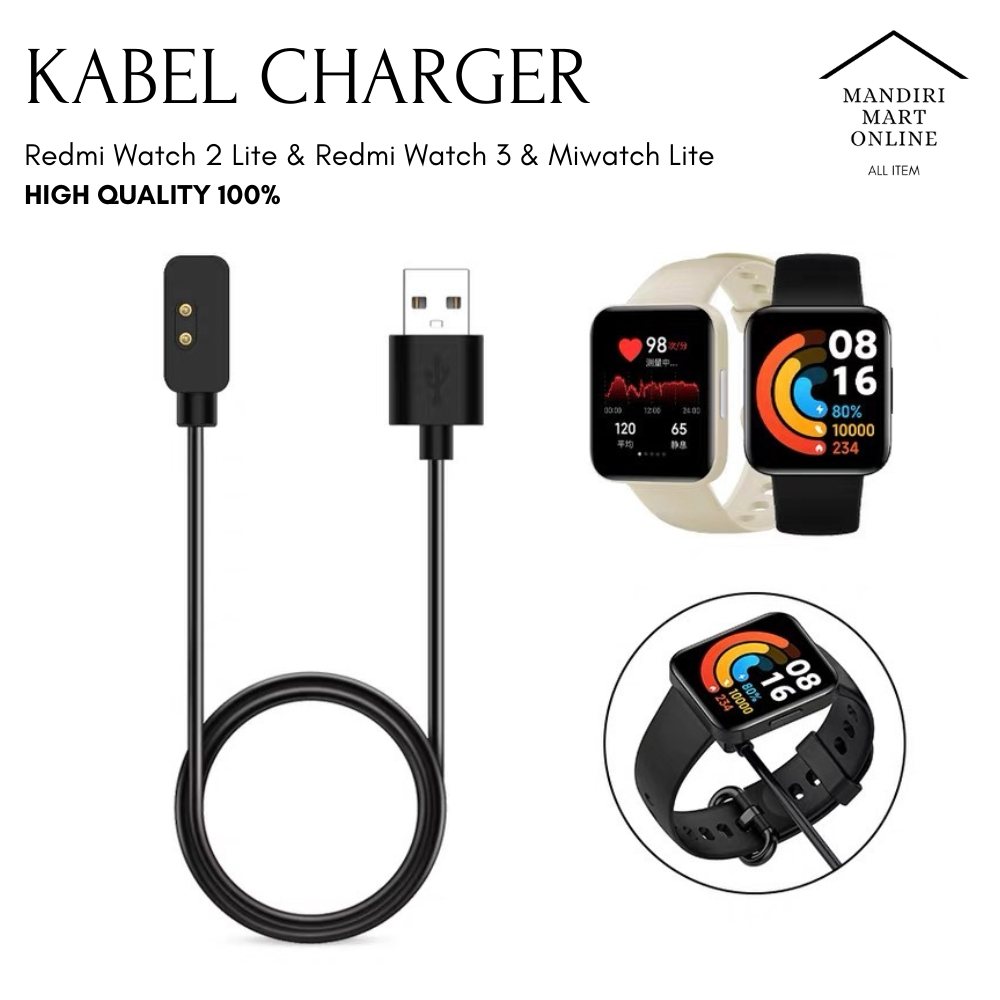 Kabel Charger Redmi Watch 3 /Redmi Watch 2 Lite / Mi Watch Lite