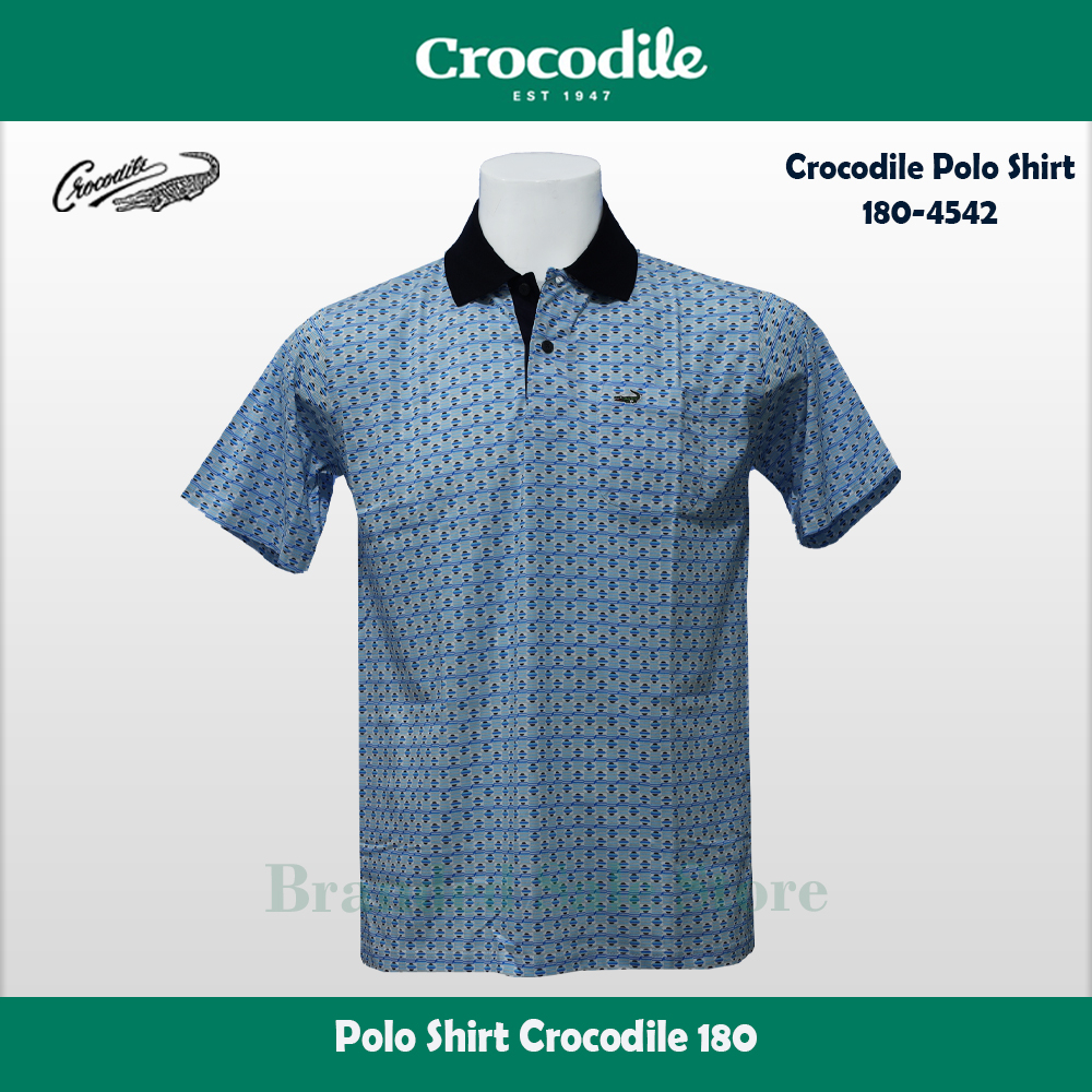 Baju Kaos Kerah Pria - Men Polo Shirt Original CROCODILE  180-4542