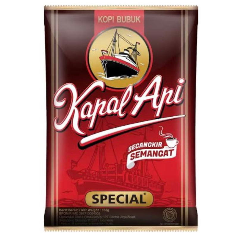 

MIN 10 BKS | KAPAL API SACHET SPECIAL 165gr