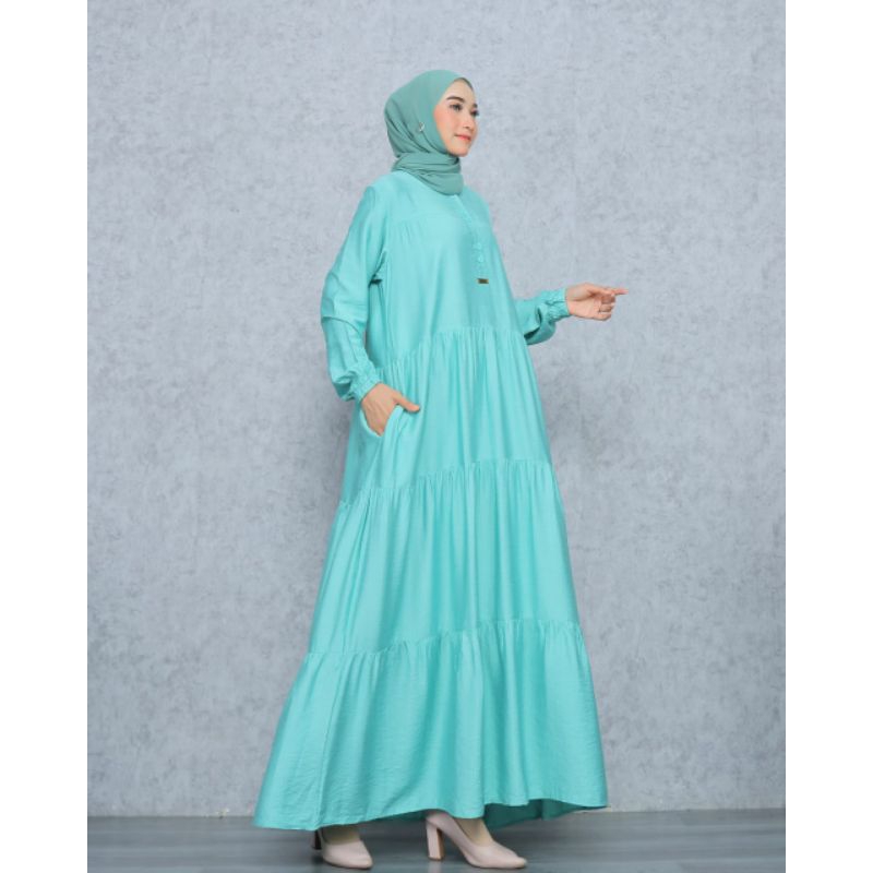 gamis polos polo linen premium/ gamis terlaris