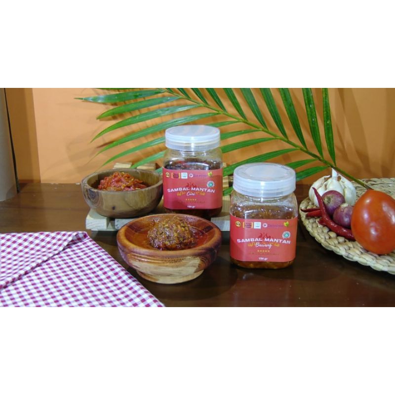 

SAMBAL MANTAN - Sambal Kemasan - Sambal Cumi - Sambal Bawang 150gr