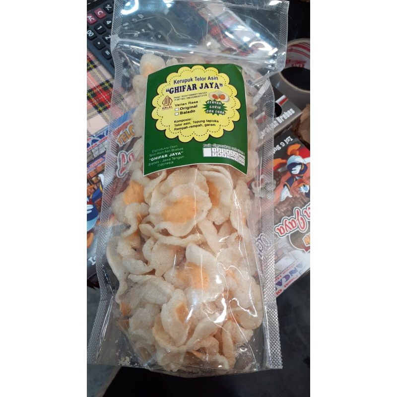 

krupuk telur asin brebes