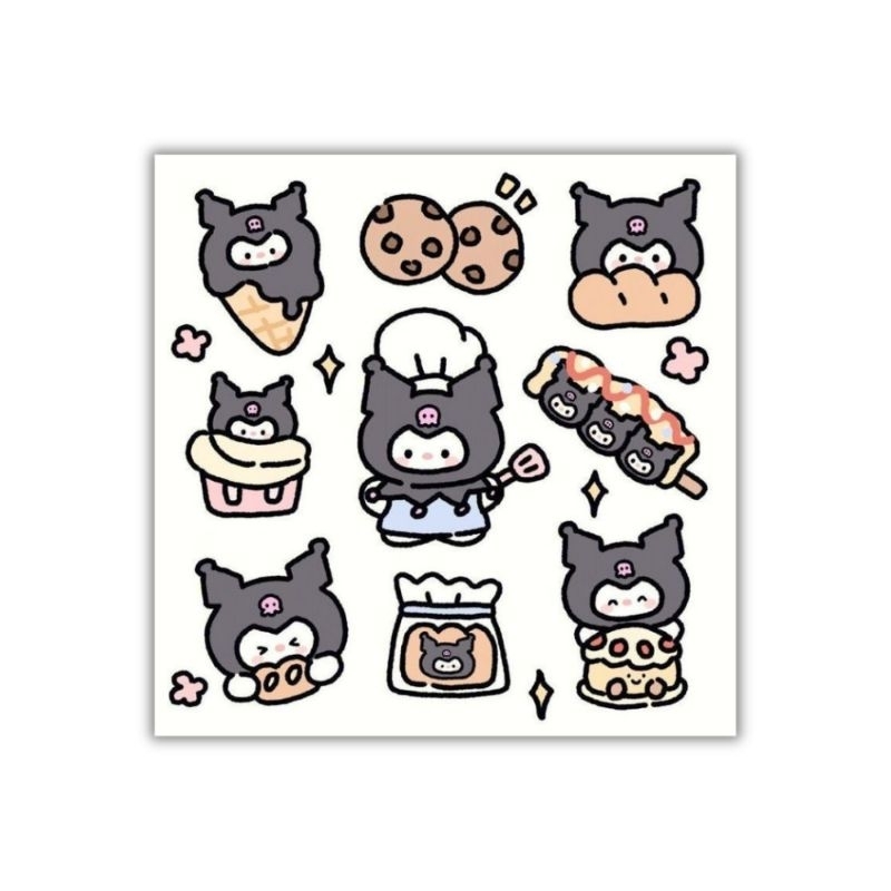 

sticker glossy | sticker kuromi