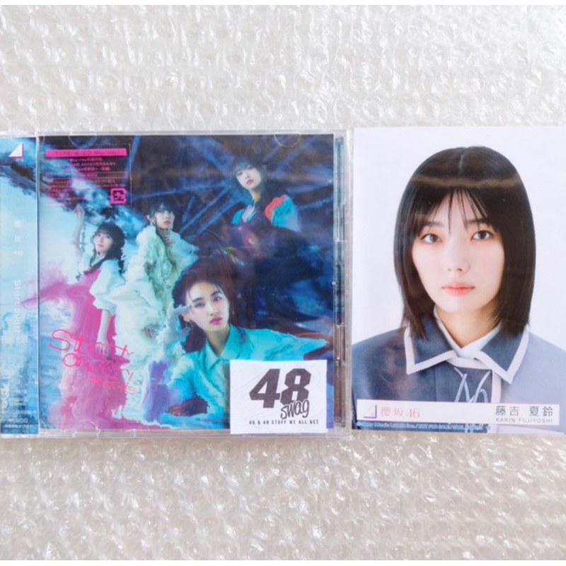 Sakurazaka46 6th Single - Start Over Type B (CD + Bluray) + Bonus PP Fujiyoshi Karin
