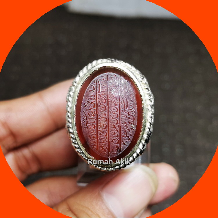 Batu Akik Yaman Khabdi Habsyi Rajah Arabic Asli